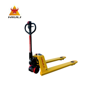 NIULI Lithium Powered Hydraulic Pallet Jack Semi Hand Pallet Truck 1.5t 1500kg 3300lbs Capacity Electric Pallet Truck