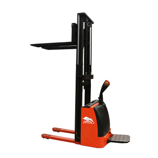 NIULI All Electric Walking Forklift 1ton 1,5 Ton Automatic Pallet Stacker Electric Stacker