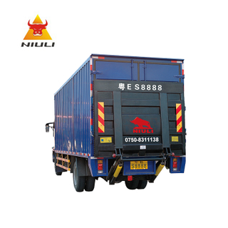 NIULI Hot Sale 1 Ton 2 Ton Baja Hidraulik Tail Lift Board Platform Tailgate untuk Truk Kendaraan Berat