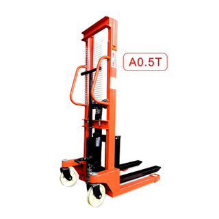 NIULI Taşınabilir Mini El Forklift Hidrolik Manuel Kaldırma Palet Kamyonu 0.5 Ton Manuel İstifleyici 500 kg El İstifleyici