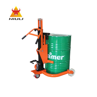 NIULI Oil Drum Material Handling Equipment Hydraulic Drum Truck