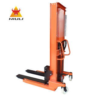 NIULI Heavy Duty Hand Lifter Truck Pallet Hydraulic Cylinder Forklift Manual Stacker