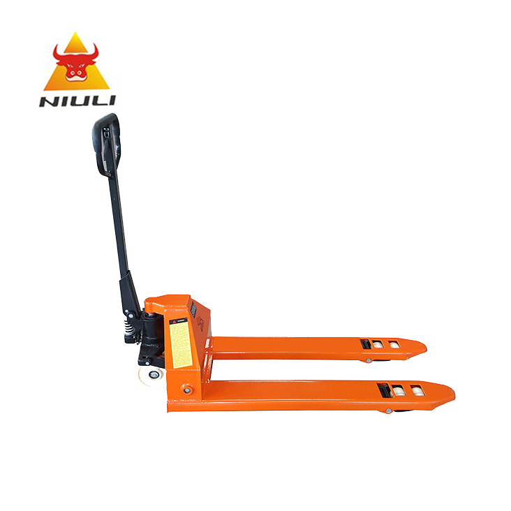 NIULI China Outdoor 5 Ton Trolley Jack 50 Fork Lift Price Manual Hydraulic Jack Hand Operated Pallet Truck