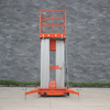 250kg Dual Mast Material Lift Table Aluminium Alloy Platform Aerial Lifter Towable