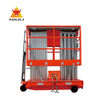 NIULI Mobile Hydraulic Double Mast Aluminium Alloy Lift Table Aerial Work Platform