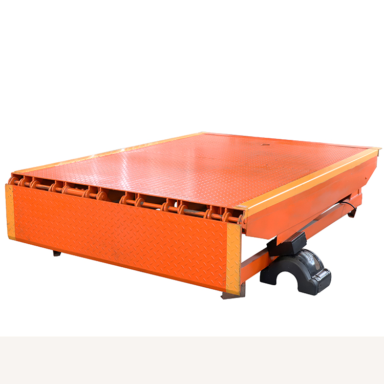 NIULI Adjustment Capacity 6-10 Tons Electric Hydraulic Container Forklift Stationary Loading Dock Ramps for Warehouse