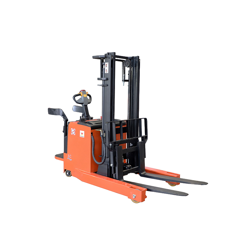 NIULI High Quality Telehandler China All Electric Walking Reach Pallet Truck Stacker Price Automatic Transmission Forklift