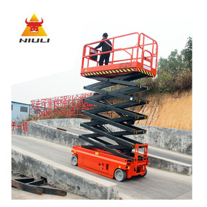 NIULI 14M Working Height Air Scissors Hydraulic Lift Platform/Scissor Lift Electric