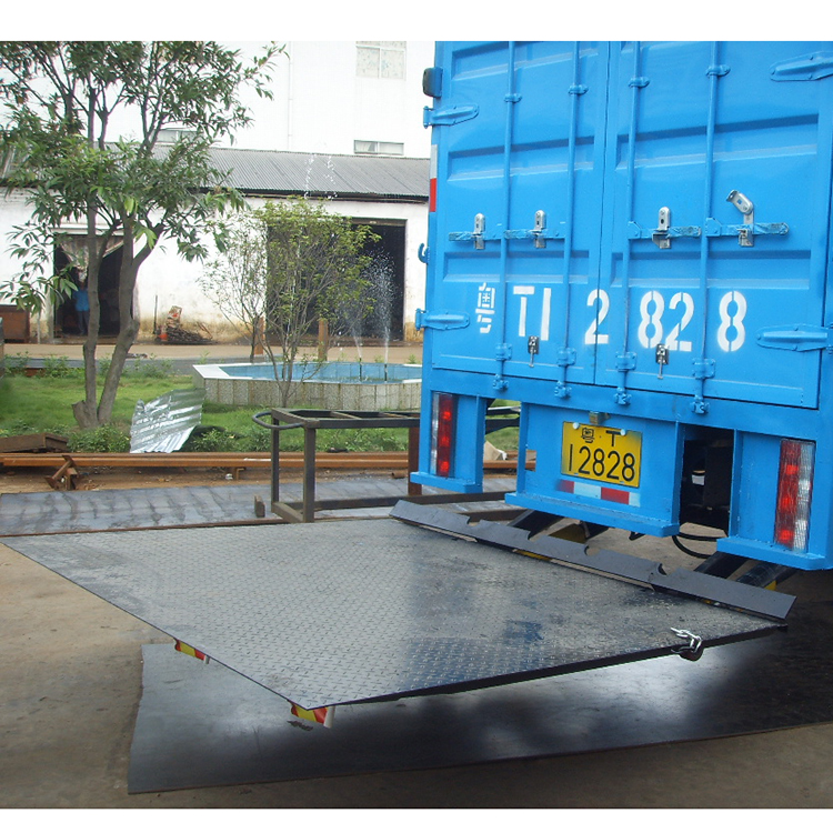 NIULI Hot Sale 1 Ton 2 Ton Hydraulic Steel Tail Lift Board Platform Tailgate for Heavy Vehicle Truck