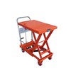 NIULI Warehouse 300kg Manual Hydraulic Mechanical Scissor Lift Table Cart