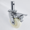 Heavy duty nylon caster with cover