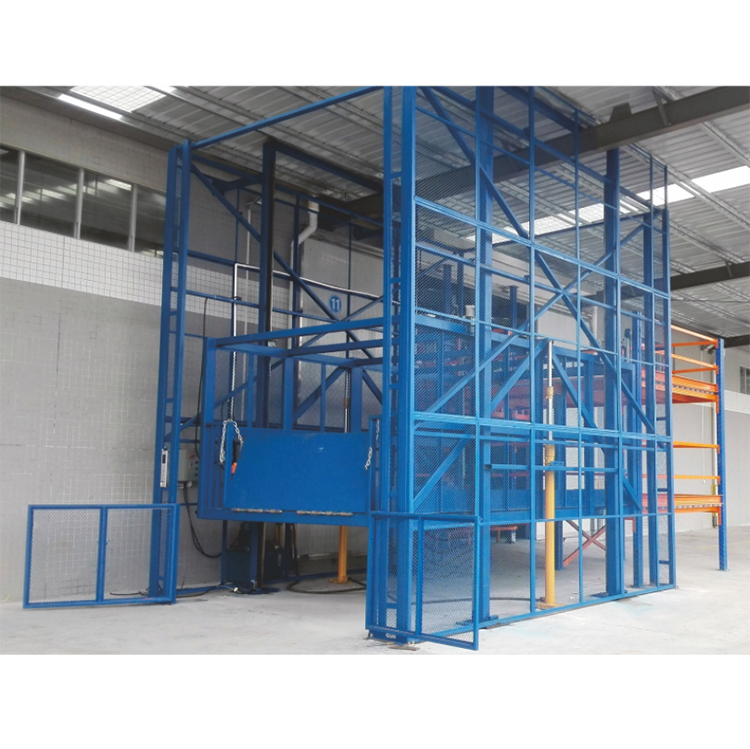 NIULI Hydraulic Vertical Building Construction Materials Cargo Lift CE Approved Goods Lift Hydraulic Warehouse Cargo Elevator