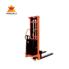 NIULI Apiladoras လက်စွဲစာအုပ် Y Electrica Pallet Truck Transpalet Semi Electric Forklift 2000mm Self Loading Electric Stacker