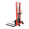 NIULI 1 Ton 1.5 Ton 2ton 1.6m 2m 3m Straddle Hydraulic Hand Lift Manual Hand Stacker Forklift with Adjustable Fork