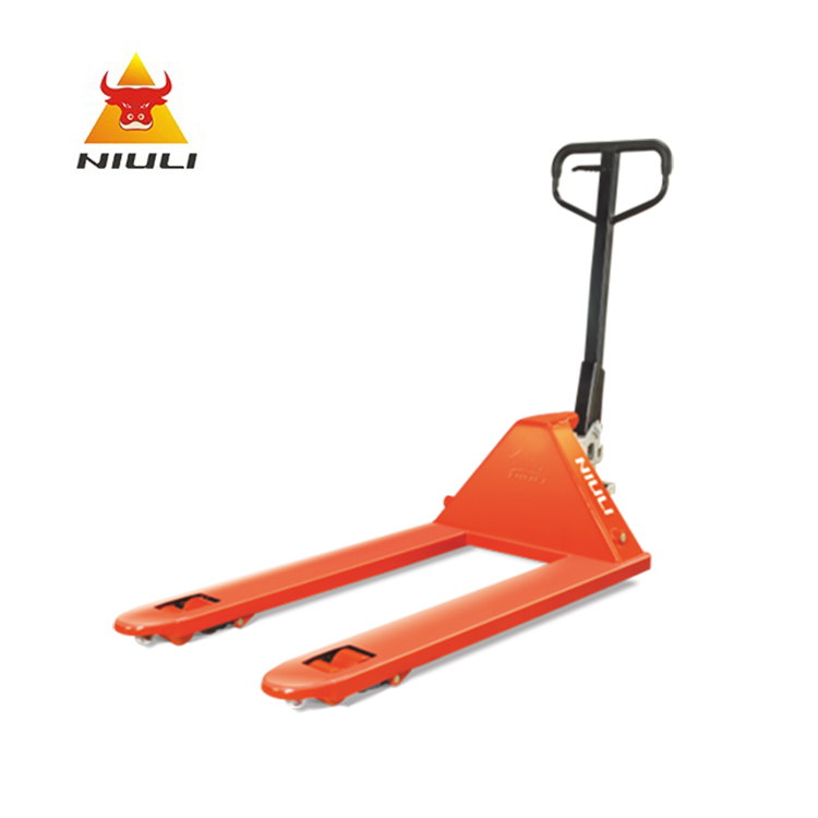 NIULI 2.5ton 2500KG Carrier Hand Pallet Truck Short Fork Special Tailor-made Hydraulic Manual Pallet Jack Hand