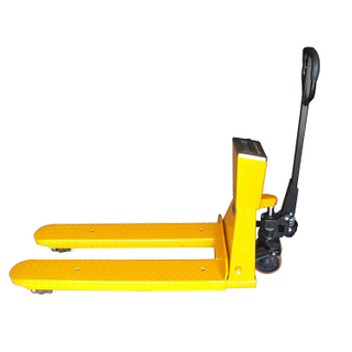 NIULI Manual Hand Fork Lifter Forklift Peralatan Logistik Manual Truk Hand Pallet Jerman Hidraulik dengan Skala Berat