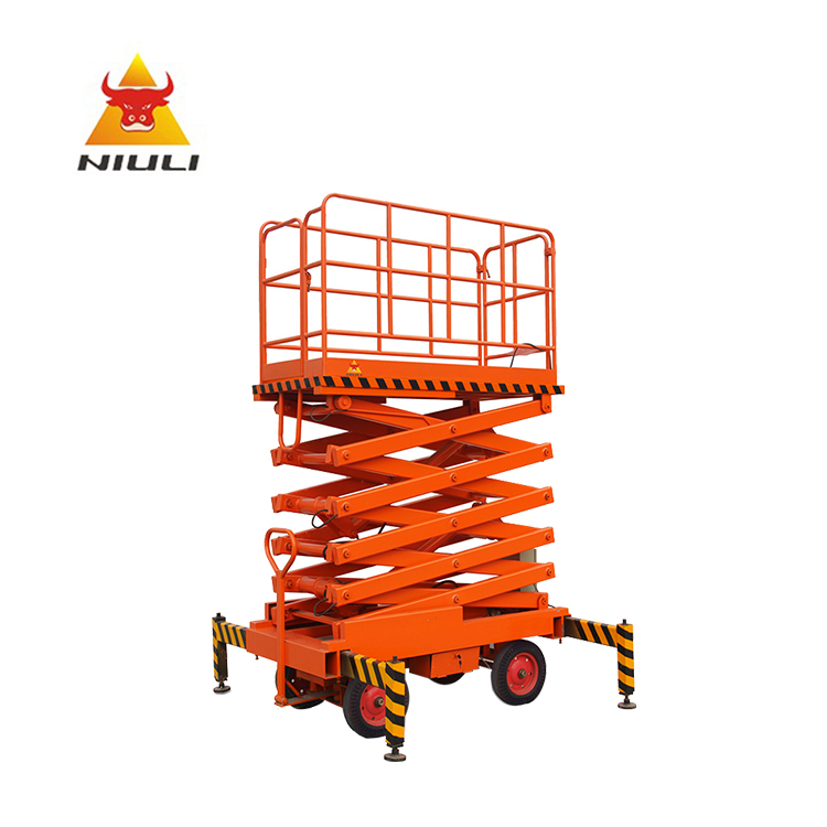 NIULI Aerial Work Equipment Hydraulic Lift Table Truck Portable Lifter