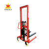 NIULI 최고 브랜드 수동식 지게차 1ton 1000kg 1.6m 유압 핸드 스태커 수동 팔레트 트럭