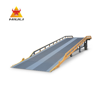NIULI Dock Leveler Forklift Loading Ramp Camion Loading Yard Ramp