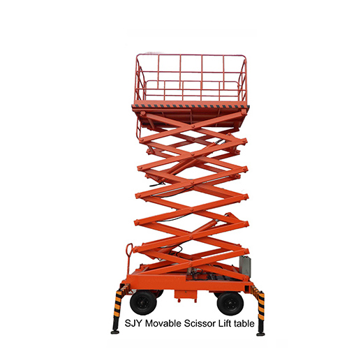 Mobile Cargo Lift Table Aerial Working Platform Hydraulic Electric Scisor Lift Table
