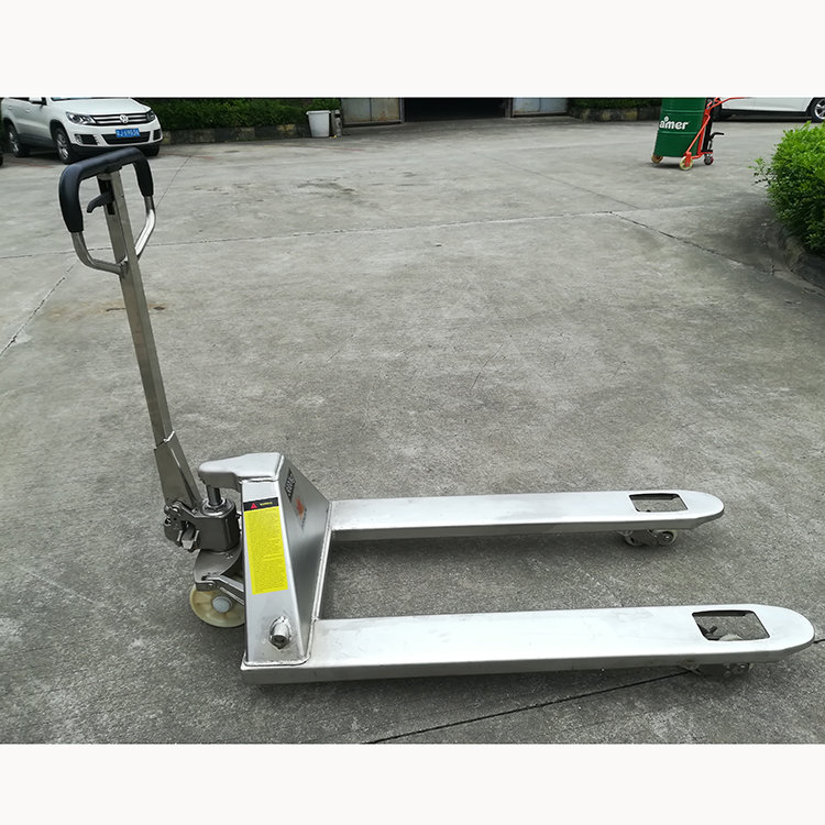 Hand Pallet Truck Manufacturer Manual Hydraulic Forklift Stainless Steel Hand Manual CE Pallet Truck Price