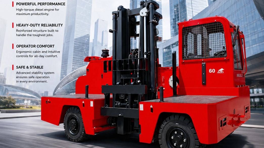 Forklift Diesel 6 Tan NIULI | Dicipta untuk Kekuatan, Dibina untuk Tahan Lama